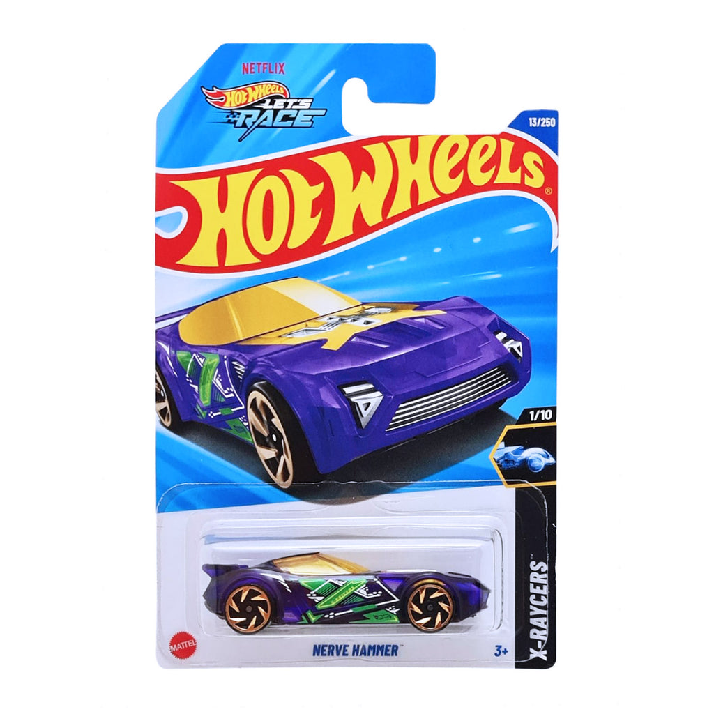 Hot Wheels X-RAYCERS | Nerve Hammer - Clear Purple (13/250)