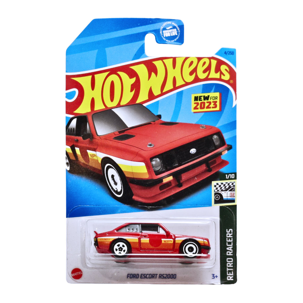 Hot Wheels RETRO RACERS | Ford Escort RS2000 - Red (4/250)
