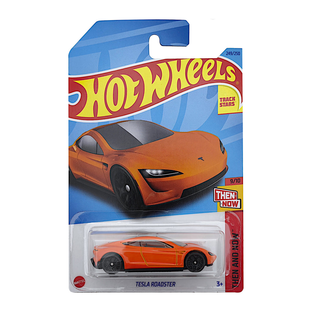 Hot Wheels THEN AND NOW - Tesla Roadster - Orange (249/250)