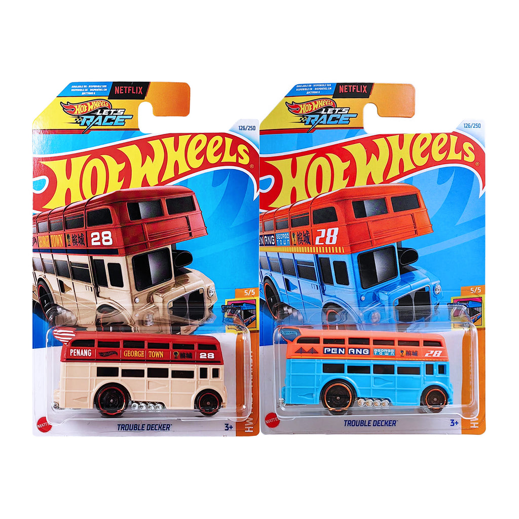 Hot Wheels 1:64 HW FAST TRANSIT - Trouble Decker