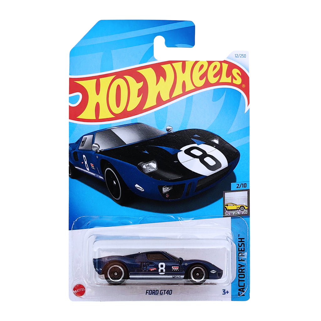 Hot Wheels FACTORY FRESH - Ford GT40 - Dark Blue