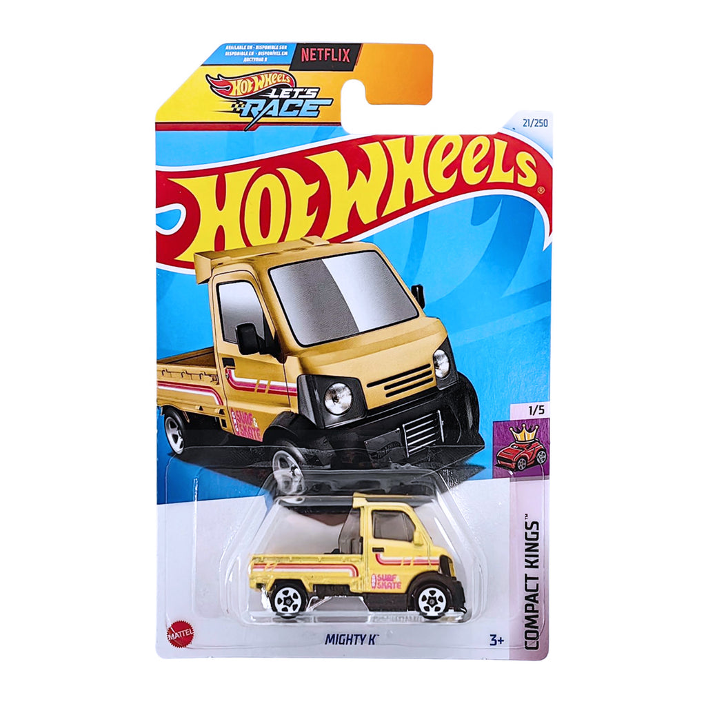 Hot Wheels 1:64 COMPACT KINGS - Mighty K - Yellow