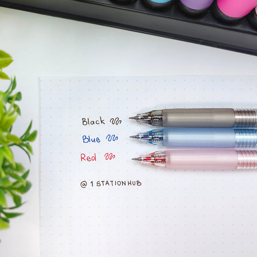 G'Soft ST5 Gel Ink Pen 0.5mm Black Blue Red