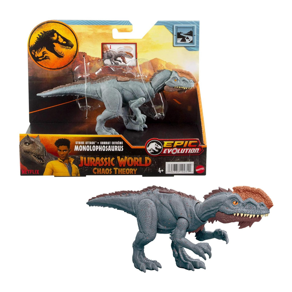 Jurassic World Chaos Theory Strike Attack | Monolophosaurus (HTK64) - 194735192311