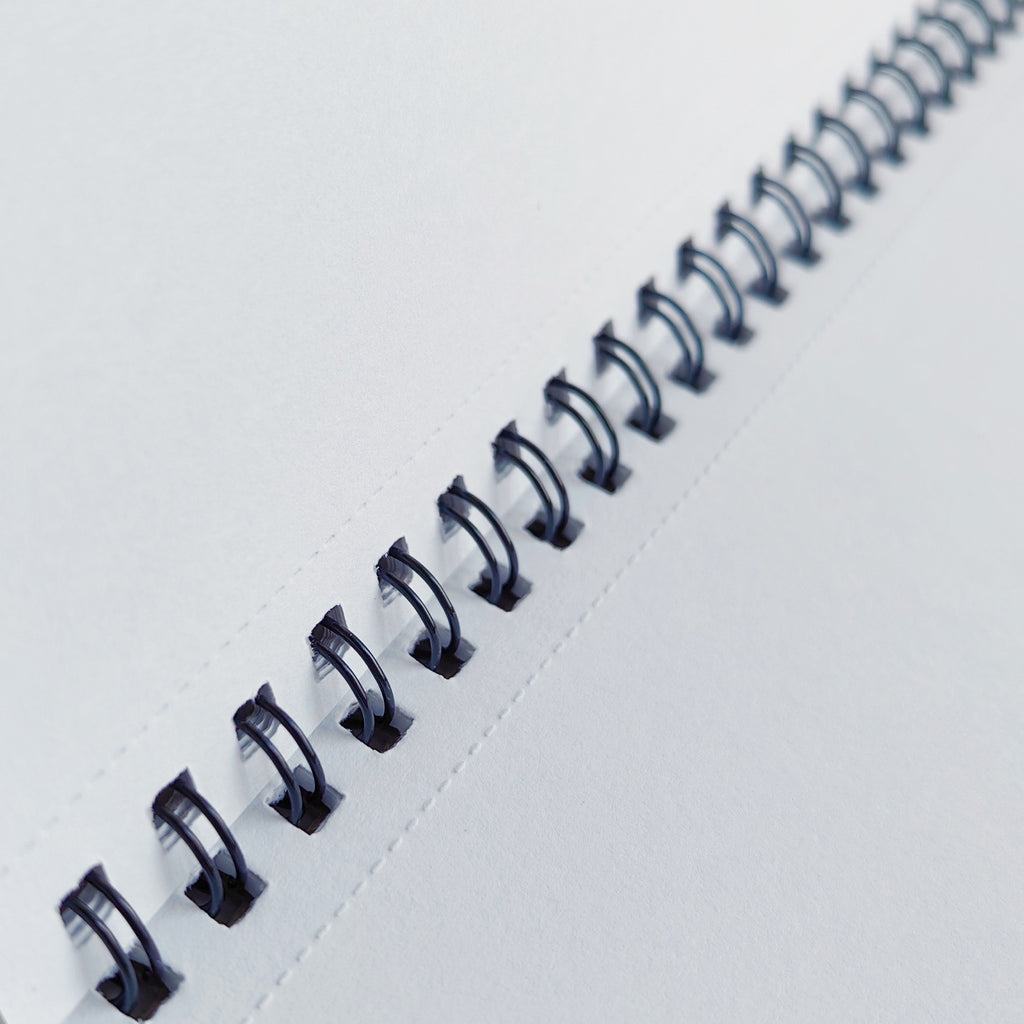 KAMI A4 Perforated Sketch Book 135GSM 18'S - top binding