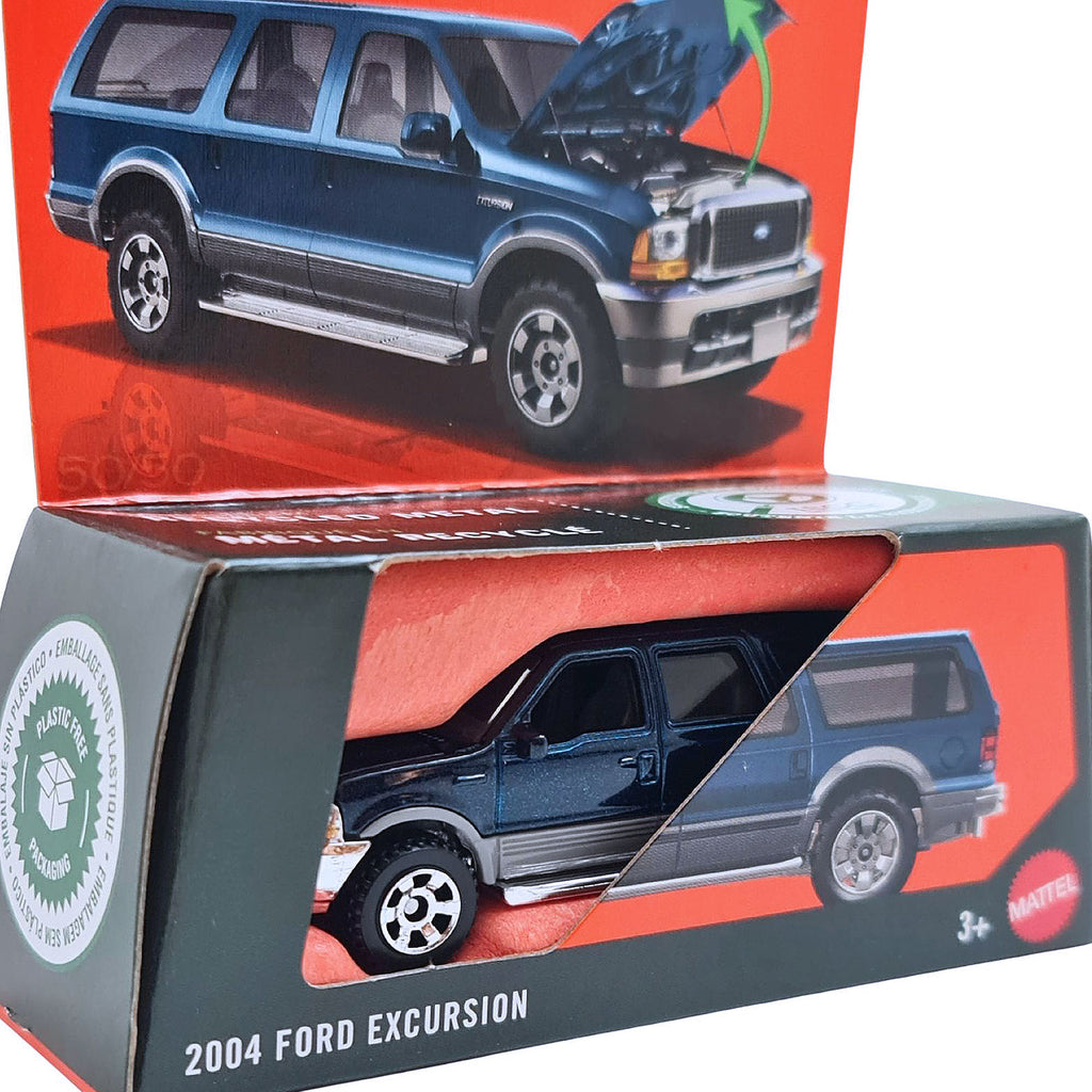 Matchbox Moving Parts | 2004 Ford Excursion - Blue (JBW67)