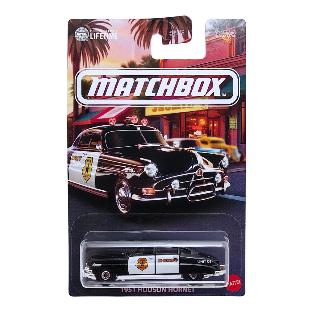 Matchbox 1951 Hudson Hornet | Black.White (JCG65) - 194735270507