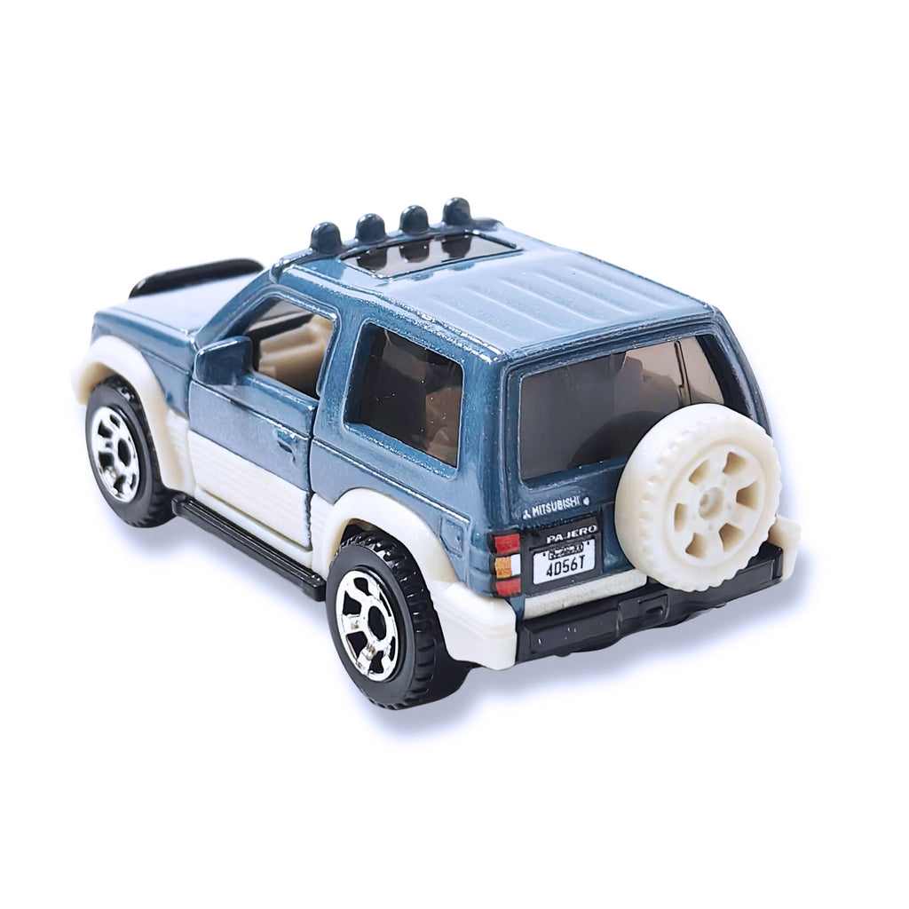 Matchbox Moving Parts Japan Series Diecast | 1991 Mitsubishi Pajero - Blue.Grey (JCG83)