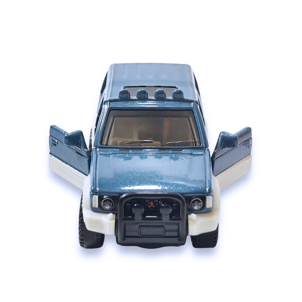 Matchbox Moving Parts Japan Series Diecast | 1991 Mitsubishi Pajero - Blue.Grey (JCG83)