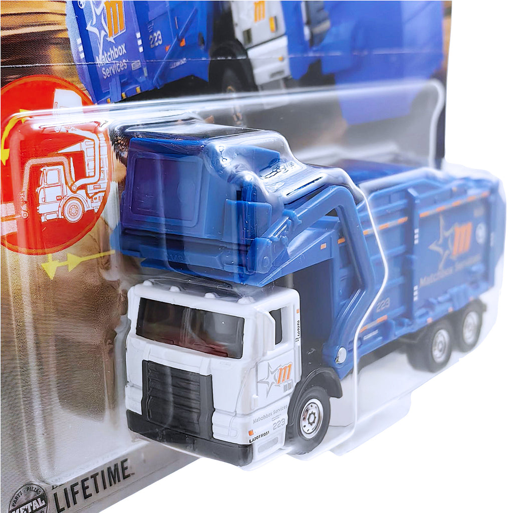 Matchbox Working Rigs | Garbage King XL - Blue (JBX76)