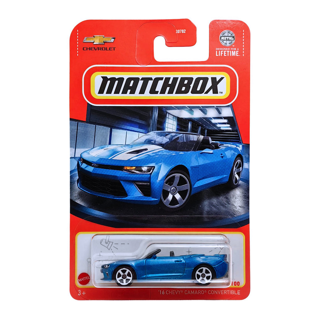 Matchbox '16 Chevy Camaro Convertible - Blue (31/100)