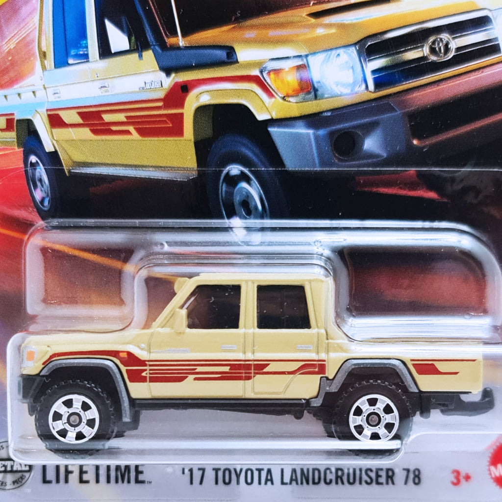 Matchbox '17 Toyota Landcruiser 78 - Sand (109/125)