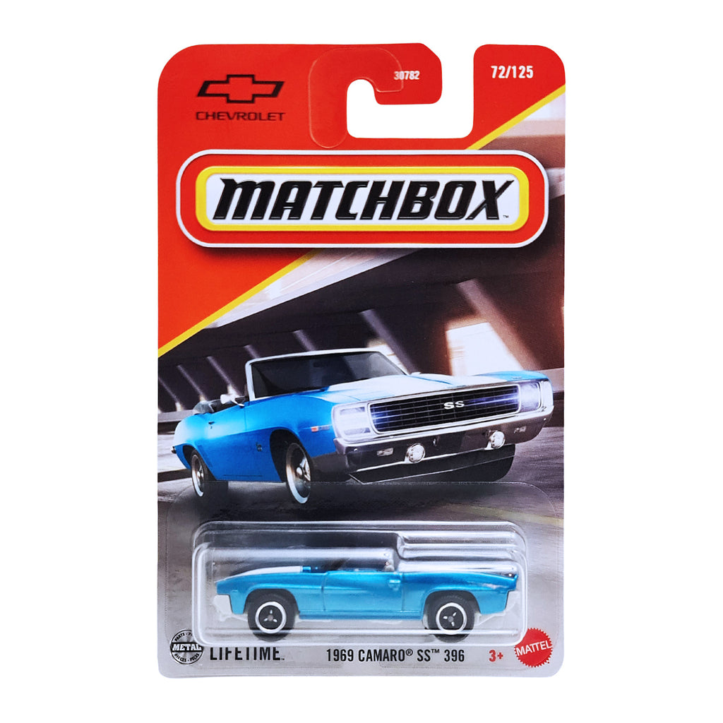 Matchbox 1969 Camaro SS 396 - Blue (72/125)
