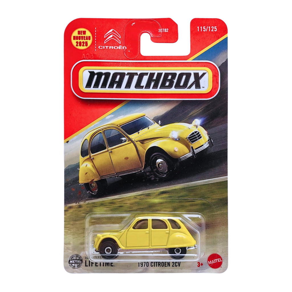 Matchbox 1970 Citroen 2CV - Yellow (115/125)