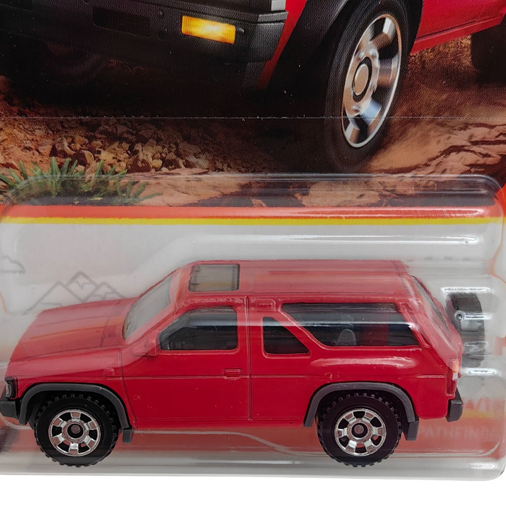 Matchbox 1985 Nissan Pathfinder - Red (54/100)