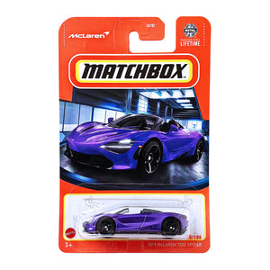 Matchbox 2019 Mclaren 720S Spider | Purple (85/100)
