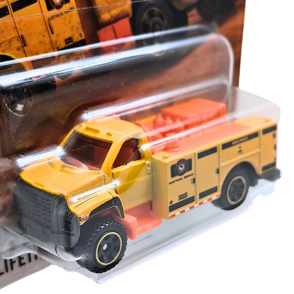 Matchbox GMC 3500 Utility Truck - Yellow (47/125)
