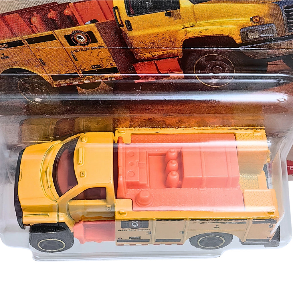 Matchbox GMC 3500 Utility Truck - Yellow (47/125)