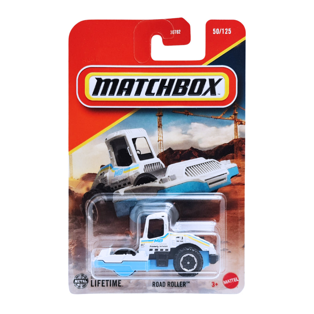 Matchbox Road Roller - White (50/125)