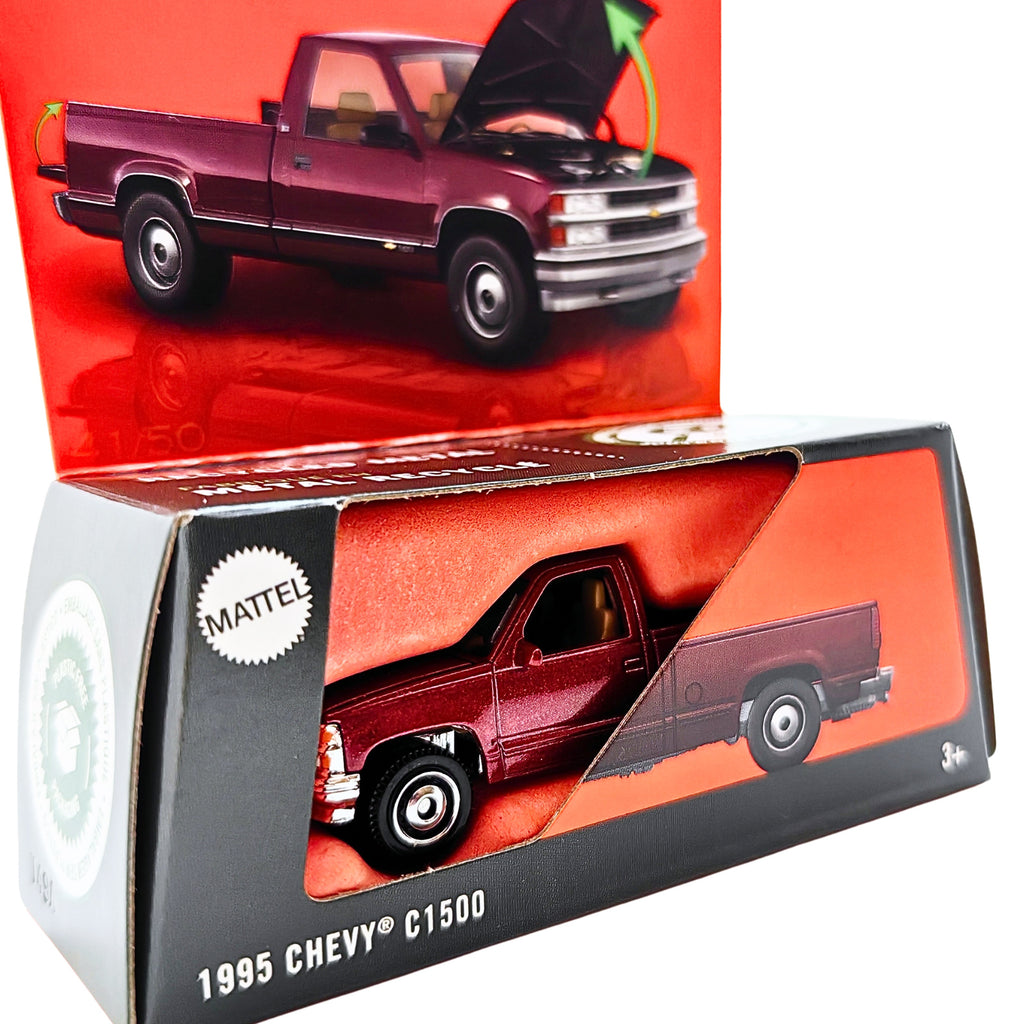 Matchbox FWD28 1995 Chevy C1500 - Maroon (JBW96)