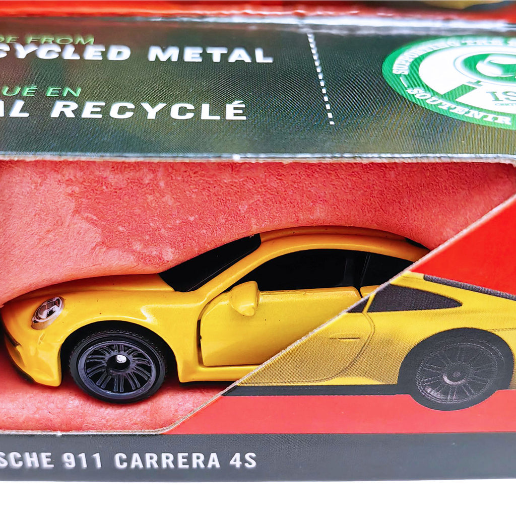 Matchbox Moving Parts | 2020 Porsche 911 Carrera 4S - Yellow (JBW88)