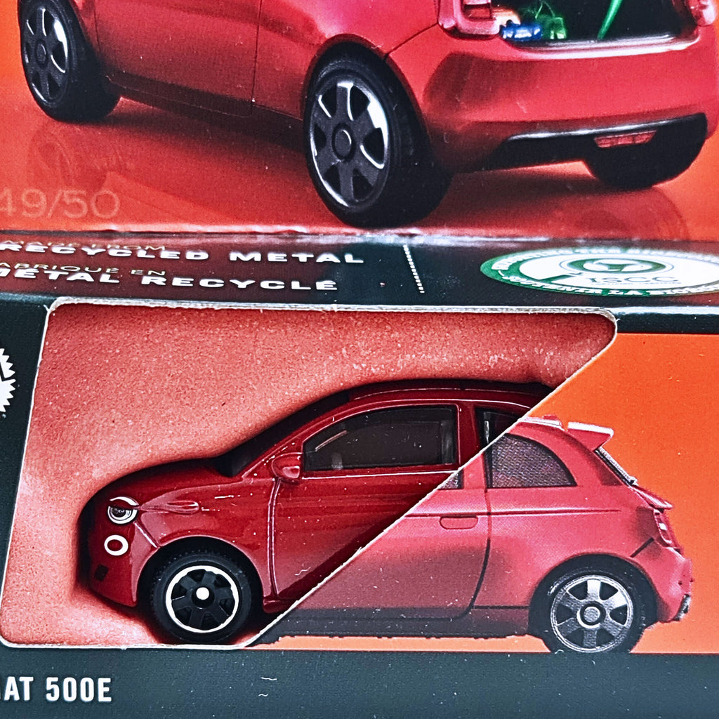 Matchbox Moving Parts | 2021 Fiat 500E - Red (JBW93)