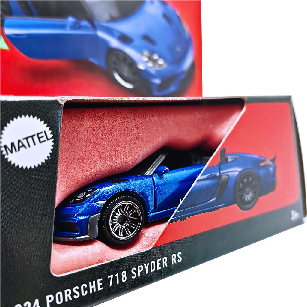 Matchbox MOVING PARTS | 2024 Porsche 718 Spyder RS - Blue (JBW72)