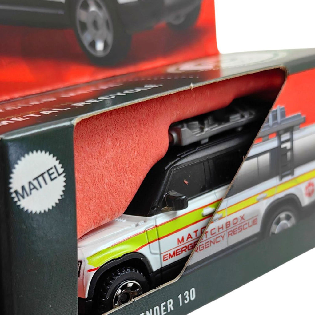 Matchbox Moving Parts | Land Rover Defender 130 - White (JBW63)