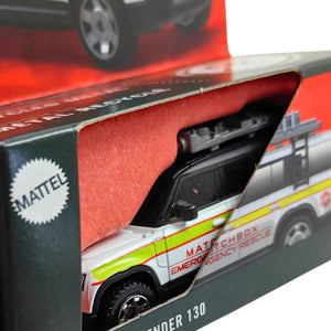 Matchbox Moving Parts | Land Rover Defender 130 - White (JBW63)