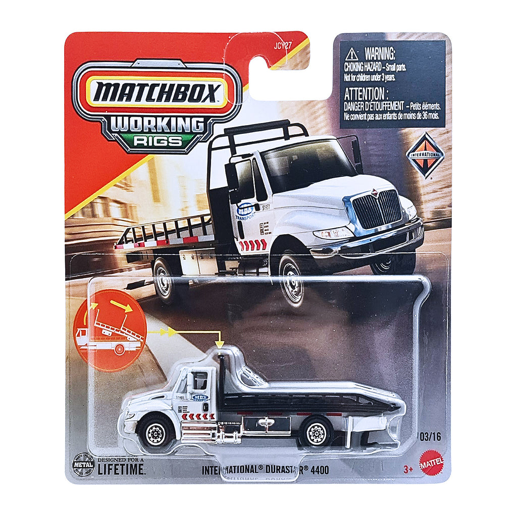 Matchbox Working Rigs | International Durastar 4400 - Black (3/16) - JBX70
