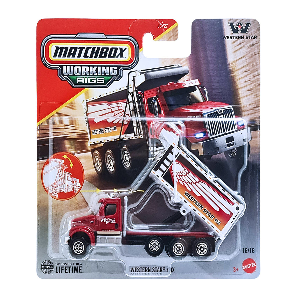 Matchbox Working Rigs | Western Star 49X - Red (16/16) - JBX82