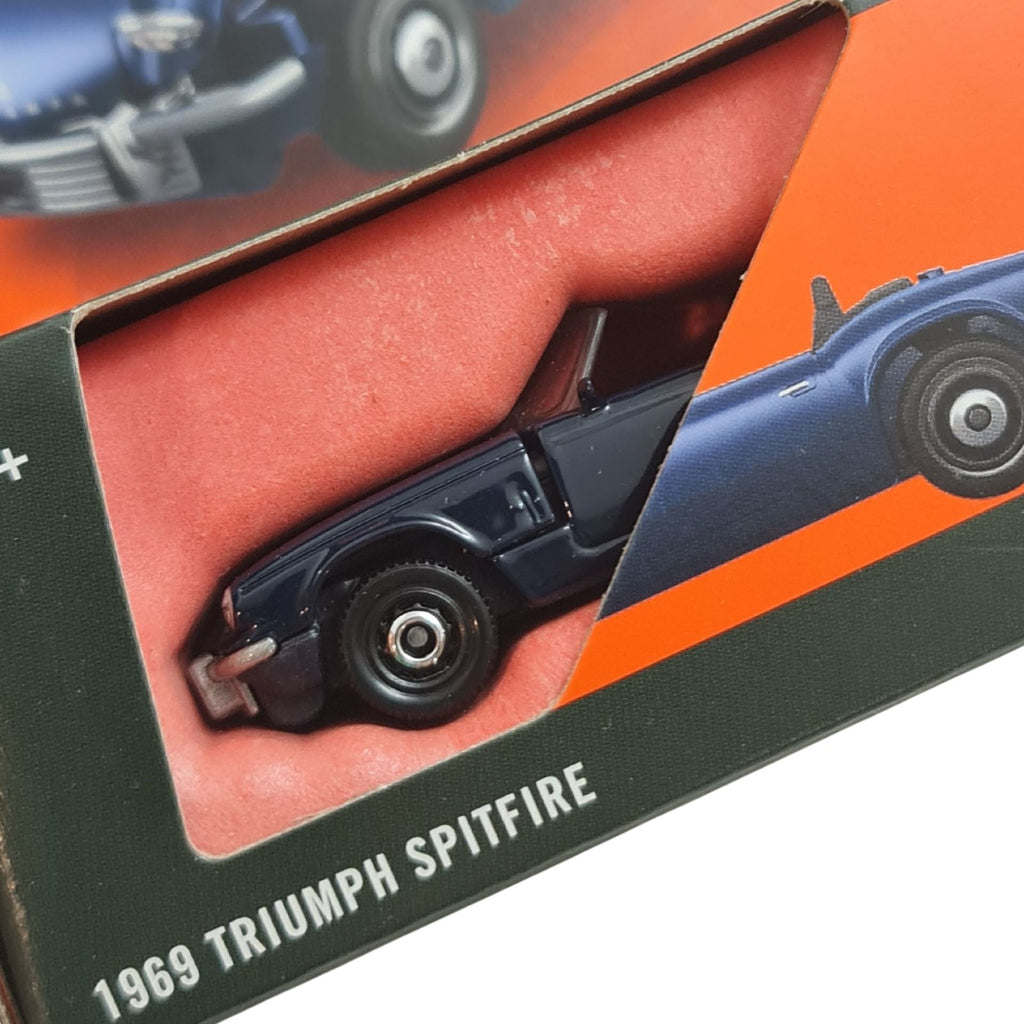 Matchbox Moving Parts | 1969 Triumph Spitfire - Dark Blue (HVM88)