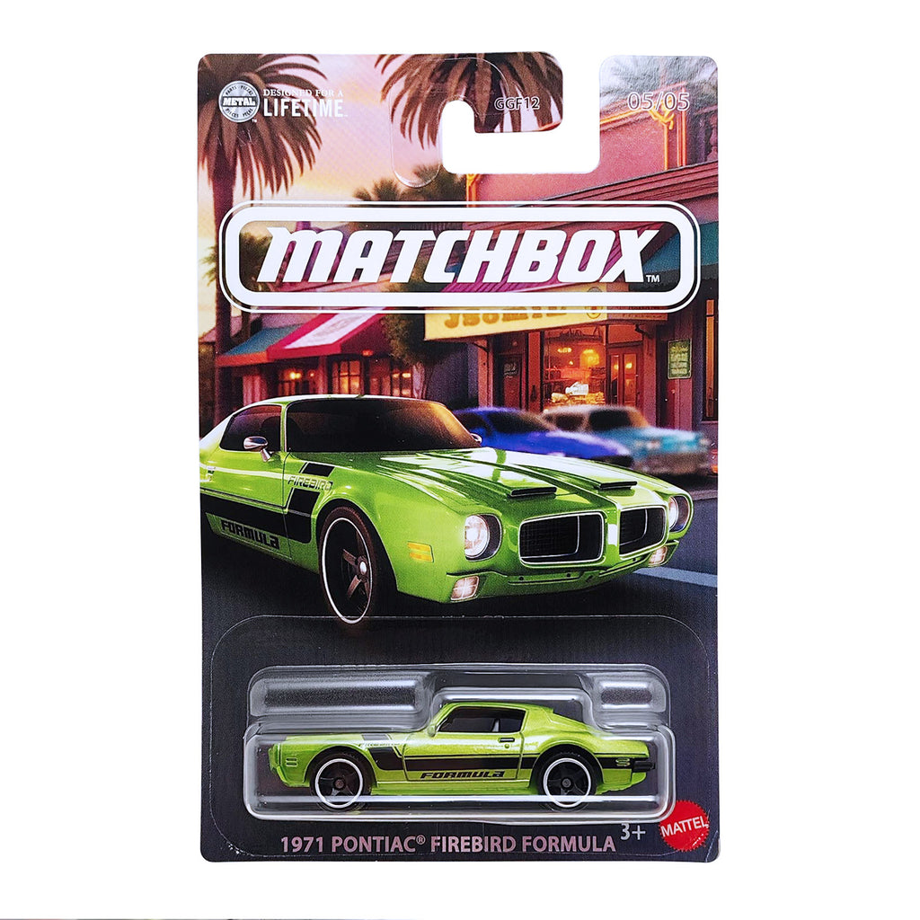 Matchbox 1971 Pontiac Firebird Formula | Green (JCG66) - 194735270354