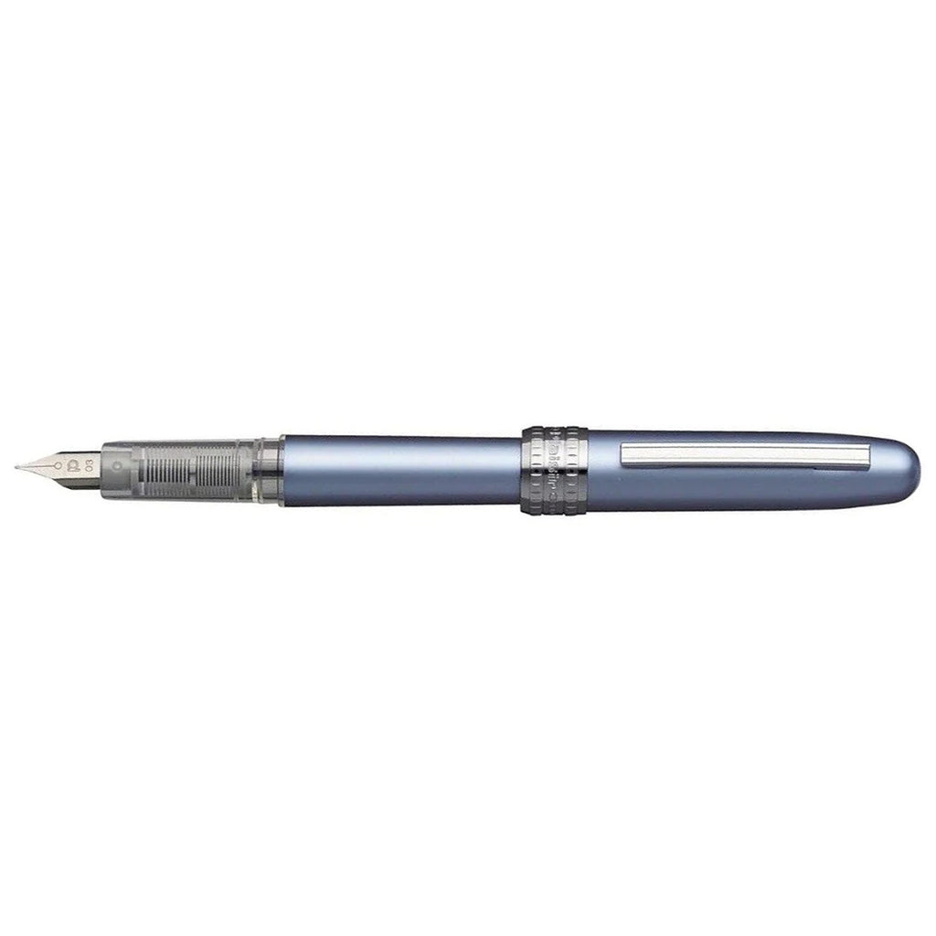 Platinum Plaisir Fountain Pen - Frosty Blue