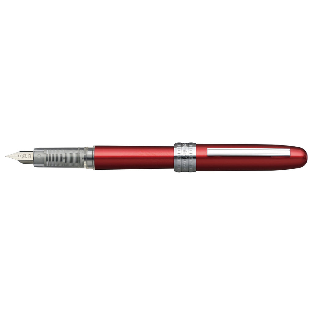 Platinum Plaisir Fountain Pen - Red