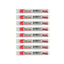 8pcs Pilot COLOR ENO 0.7mm Coloured Leads Refill - Red