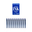 Platinum Dye Cartridge Ink - 10pcs- Blue Black
