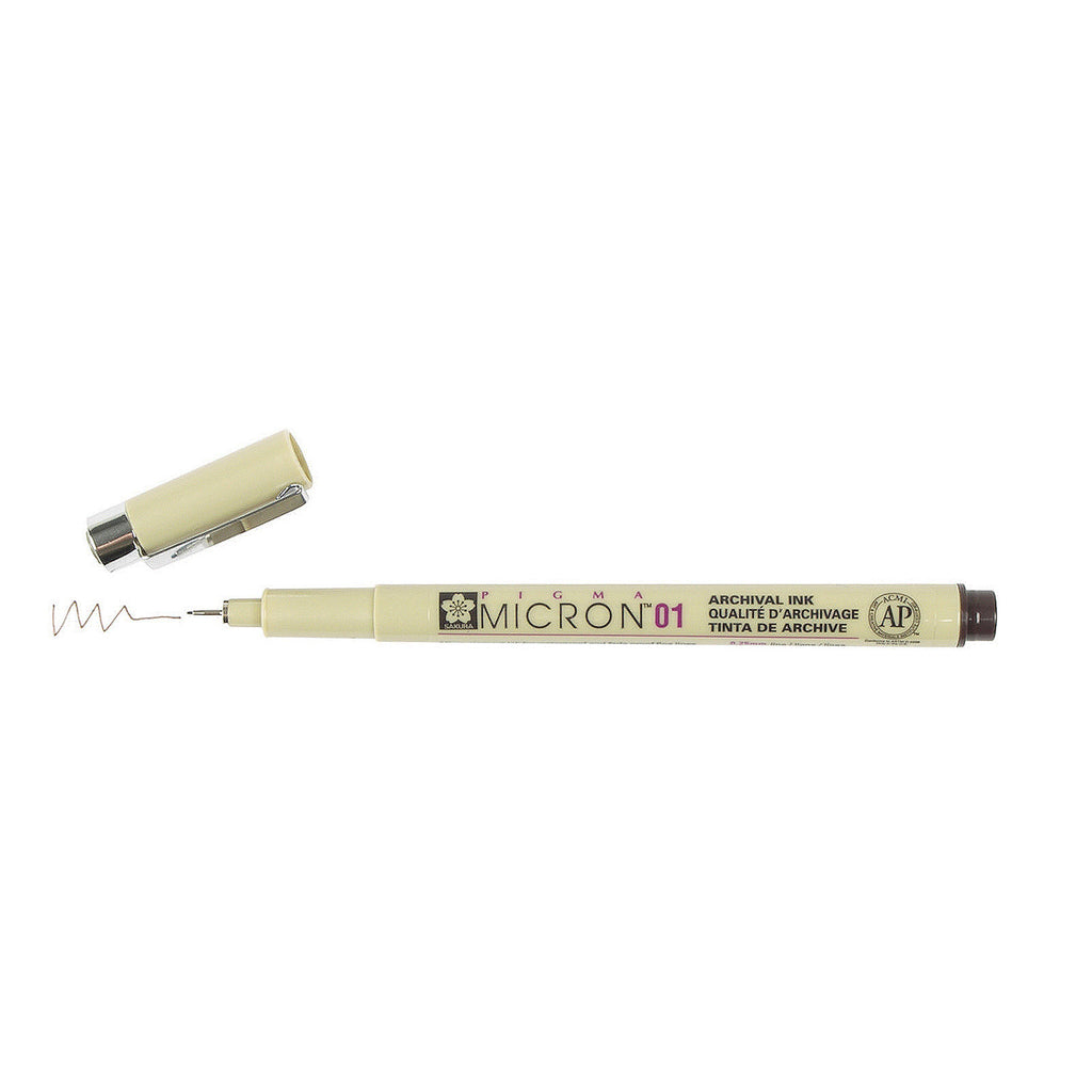 Sakura Pigma Micron 01 Pen - Pack of 8 Colour Set