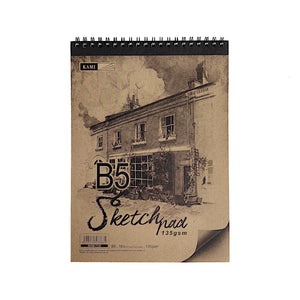 KAMI Softcover Sketch Pad 135GSM 18'S - B5