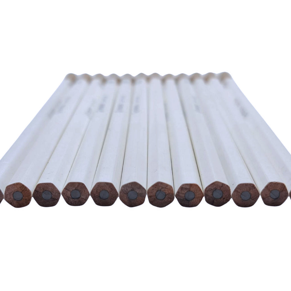 Stabilo Limited Edition Exam Grade 2B Unsharpened Pencils - White.Gold