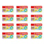 12pcs Stabilo Exam Grade 1191D Colourful Pastel Eraser | Touch of Turquoise