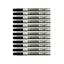 12pcs Sakura Pen-Touch Fine 1.0mm Permanent Marker - Silver