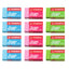 12pcs Stabilo Exam Grade 1191G Colourful Eraser
