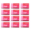 12pcs Stabilo Exam Grade 1191G Colourful Eraser - Pink