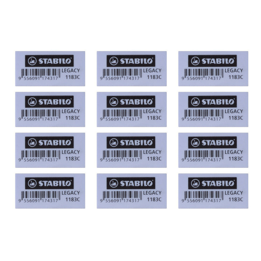 12pcs Stabilo Legacy Pastel Colour Eraser - Small - Purple