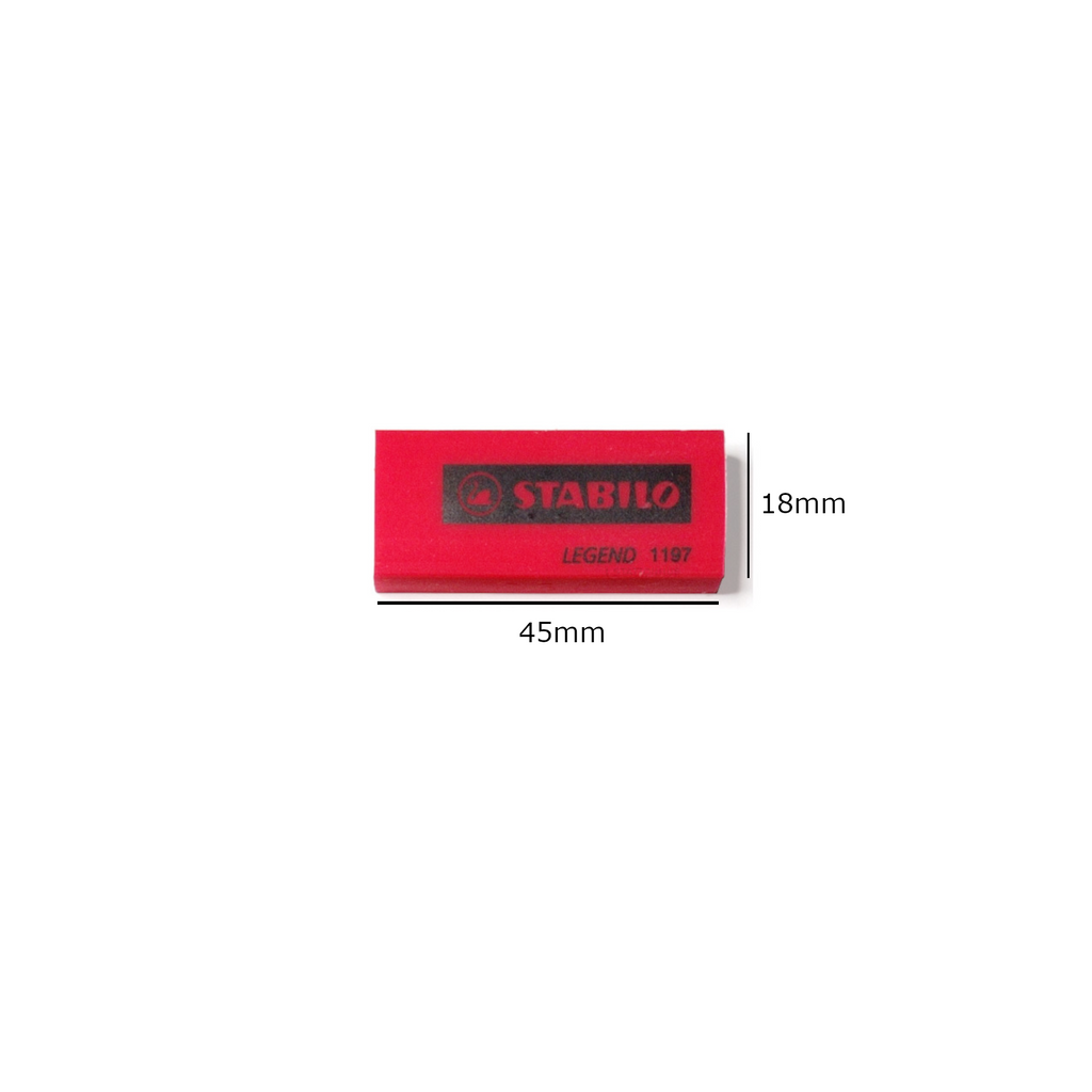 10pcs of Stabilo Legend 1197 Colourful Eraser