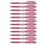 12Pcs Stabilo Liner 308FW Semi Gel Pen - Fine 0.7mm - Red