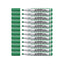 12pcs Stabilo Plan Whiteboard Marker - Bullet/Round Tip - Green