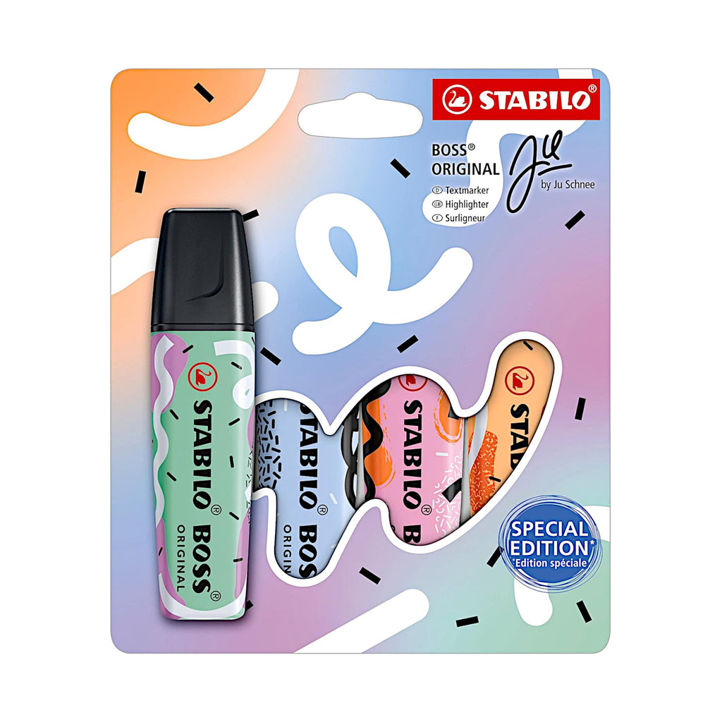 Stabilo Boss Original Pastel Colour By Ju Schnee - Pack of 6 Highlighters