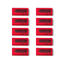 10pcs of Stabilo Legend 1197 Colourful Eraser - Red
